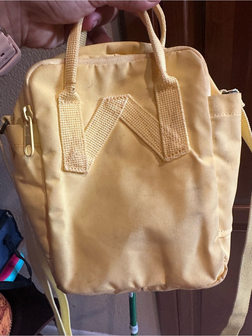 Mini Backpack — Bright Yellow - Picture 3 of 7